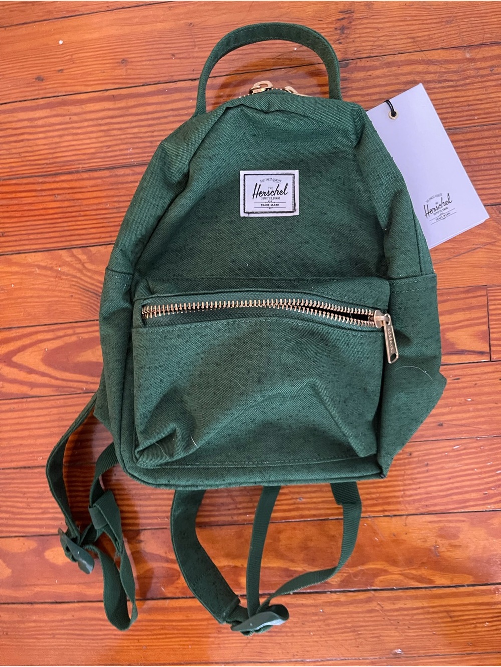 Herschel Supply Company Green Mini Backpack Satchel